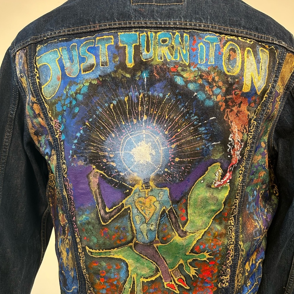 Demin Acrylic painted Jackets